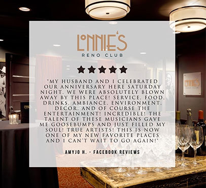 lonnie's reno club dress code Live Jazz Music
